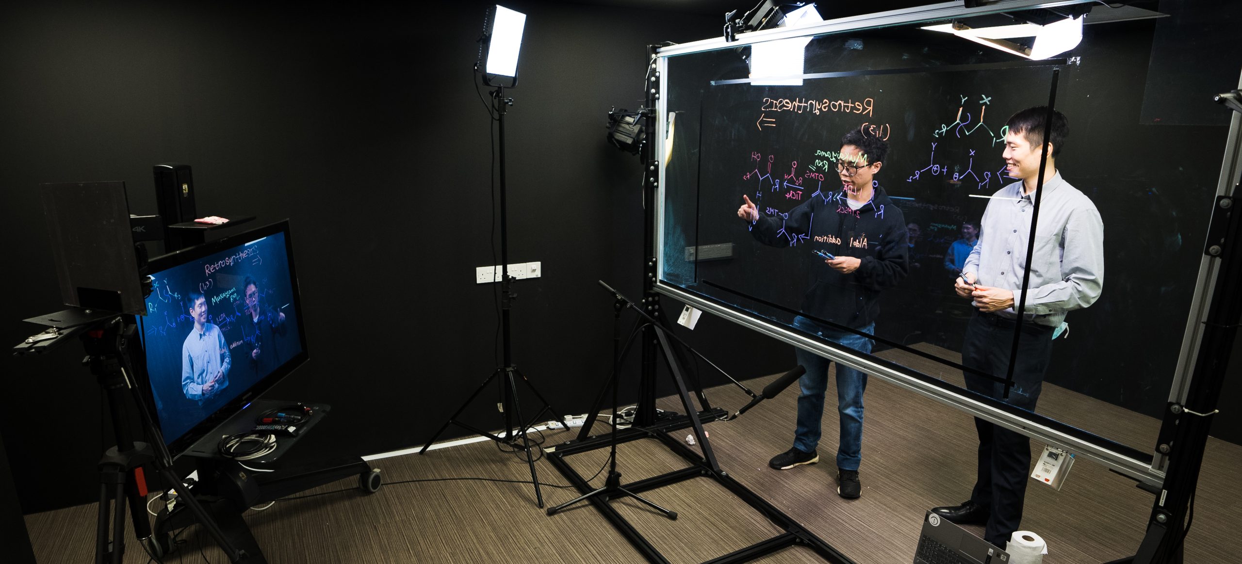 ND Studios Install Lightboard for Lecture Recording, News, News and  Features, ND Studios and Teaching & Learning Technologies